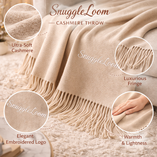 SnuggleLoom Cashmere Throw