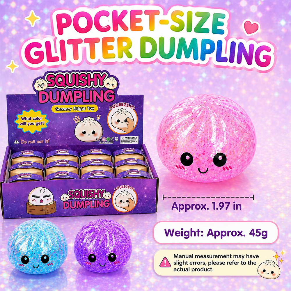 🌈 Sparkling Halloween Ghost Squeeze Toy | Soft Stress-Relief Toy | Portable Hand-Held Stress Reliever