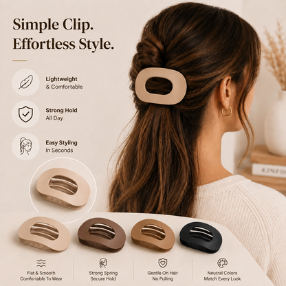 Flat Hair Clip – Effortless Style in Seconds