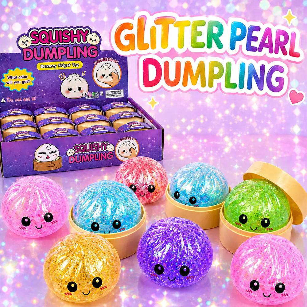 🌈 Sparkling Halloween Ghost Squeeze Toy | Soft Stress-Relief Toy | Portable Hand-Held Stress Reliever
