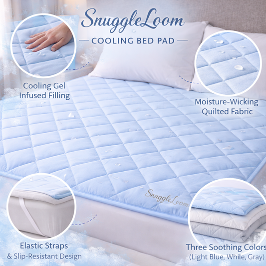 SnuggleLoom Cooling Bed Pad