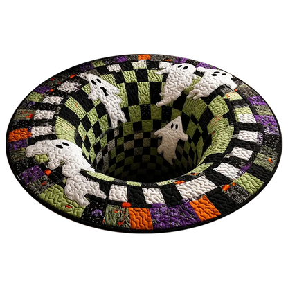 3D Vortex Halloween Rug: Watch Your Step… If You Dare!