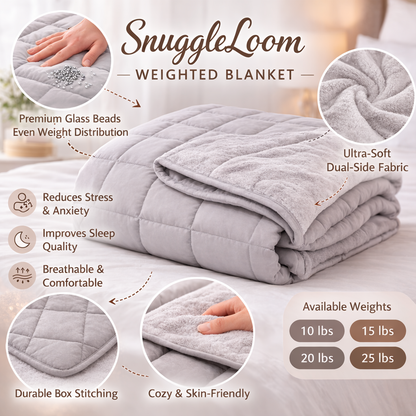 SnuggleLoom Weighted Blanket