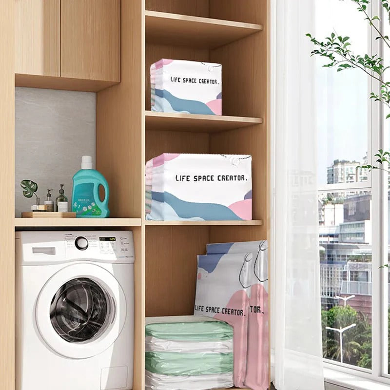 👑LAST DAY: 80% OFF⏰ High-capacity vacuum bags – No pump needed! 🎁