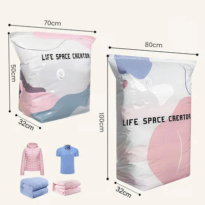 👑LAST DAY: 80% OFF⏰ High-capacity vacuum bags – No pump needed! 🎁