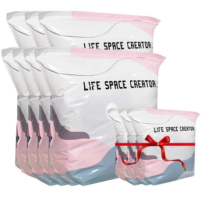 👑LAST DAY: 80% OFF⏰ High-capacity vacuum bags – No pump needed! 🎁